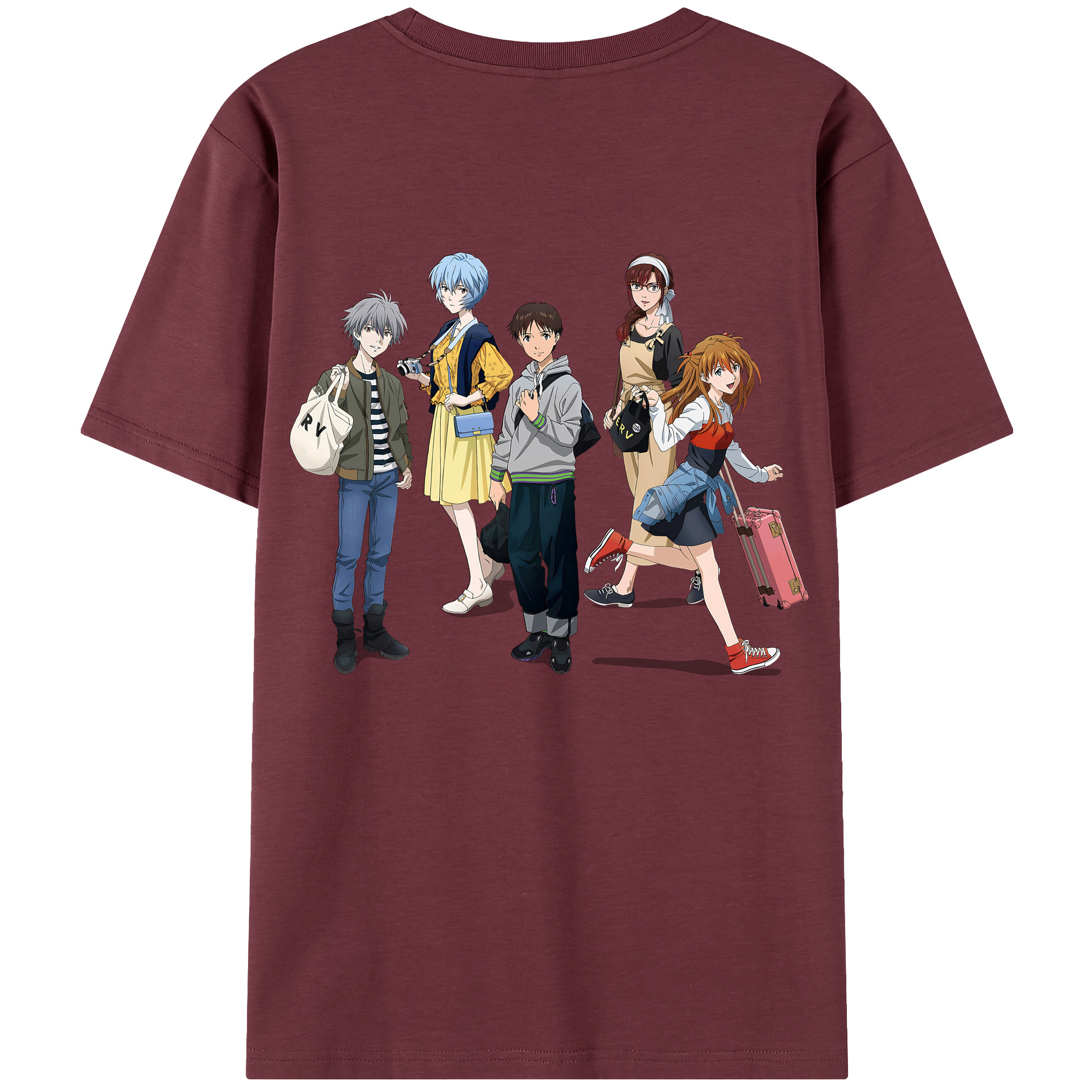 （画像用） EVA 新世紀エヴァンゲリオン 綿100％半袖Tシャツ（背面プリント）